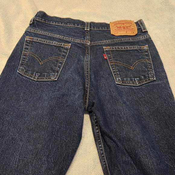 Vintage Levi's 512 Jeans Women's 6 (28x26) Dark Wash Denim Slim Fit Tapered Leg - Picture 12 of 14